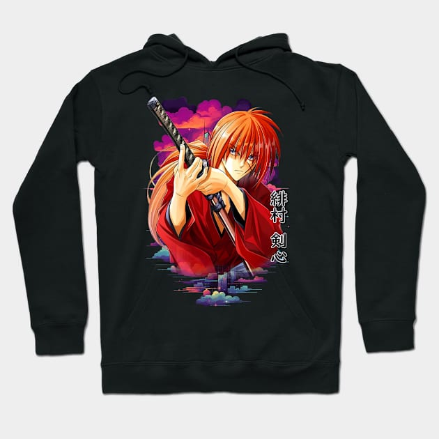 Rurouni Kenshin Samurai Hoodie by AssoDesign